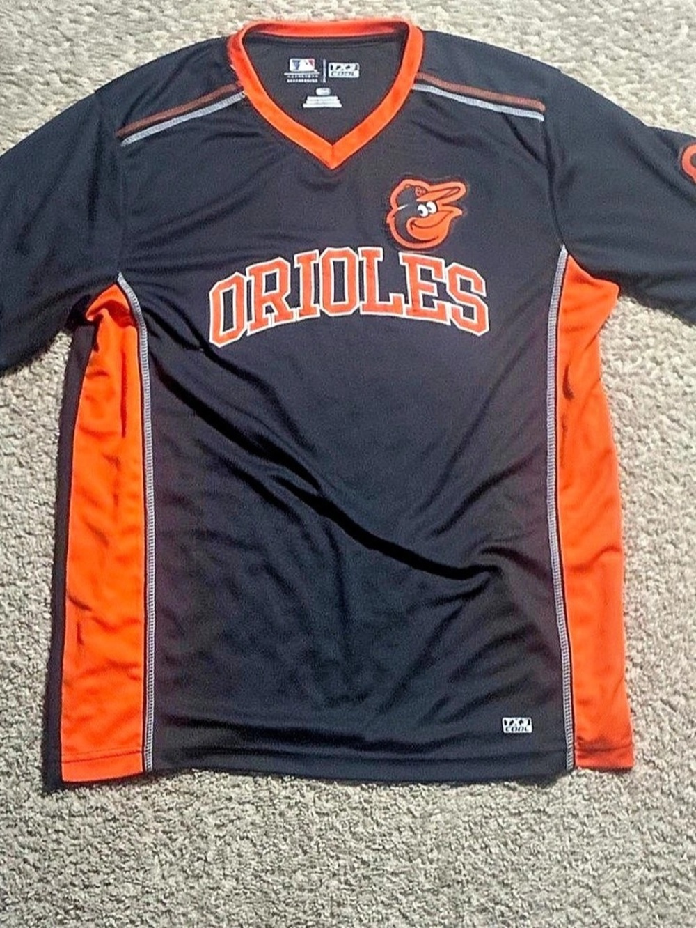 Reebok Baltimore Orioles MLB jersey Black & Orange Size Large Jersey